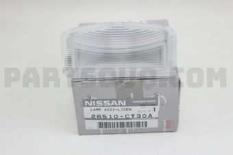 Nissan 26510CT30A LAMP ASSY-LICEN