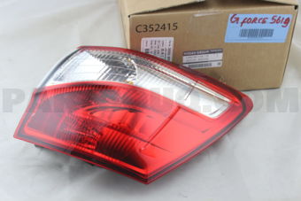 Nissan 26550BR00B LAMP COMB RR,RH