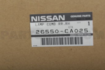 Nissan 26550CA025 LAMP COMB RR,RH