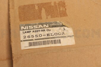 Nissan 26550EL00A LAMP ASSY-REAR COMBINATION,RH