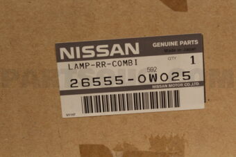 Nissan 265550W025 LAMP ASSY-REAR COMBINATION,LH