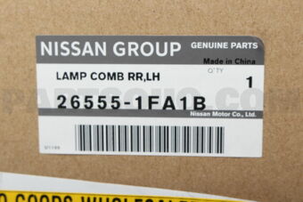 Nissan 265551FA1B LAMP ASSY-REAR COMBINATION,LH