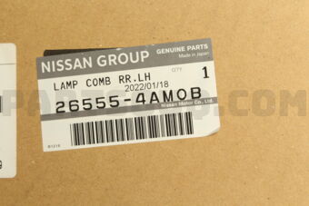 Nissan 265554AM0B LAMP COMB RR,LH