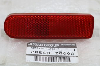 Nissan 26560ZQ00A REFLEX REFLECTOR ASSY-RH