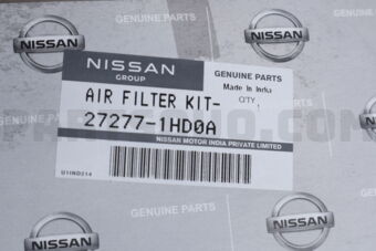 Nissan 272771HD0A FILTER KIT AIR