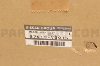 Nissan 27413VB015 MOTOR & FAN ASSY-BLOWER