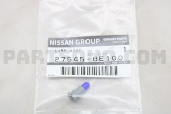Nissan 275458E100 BULB ASSY-REAR CONTROL UNIT
