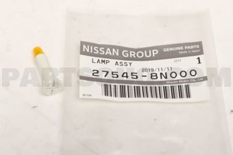 Nissan 275458N000 LAMP ASSY-HEATER CONTROL