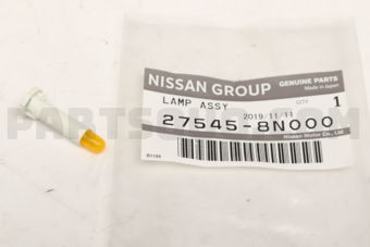 Nissan 275458N000 LAMP ASSY-HEATER CONTROL
