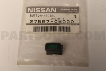 Nissan 275670M000 BUTTON-RECIRC