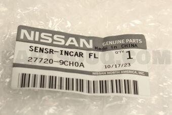 Nissan 277209CH0A SENSOR-INCAR