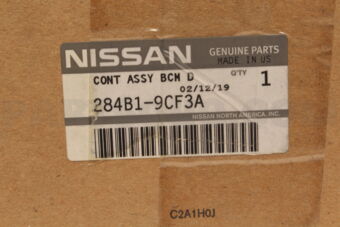 Nissan 284B19CF3A CONTROLLER ASSY-BCM