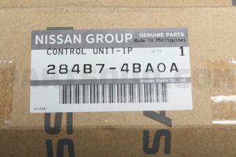 Nissan 284B74BA0A CONTROL UNIT IP