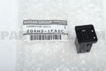 Nissan 284H31FA0C CONNECTOR AUXIL
