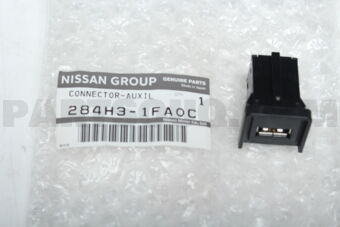 Nissan 284H31FA0C CONNECTOR AUXIL