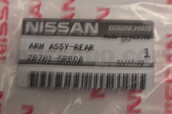 Nissan 287815RB0A ARM ASSY REAR WINDOW WIPER