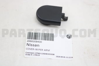 Nissan 28882EB400 COVER-WIPER ARM