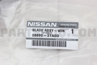 Nissan 288903TA0D BLADE ASSY WINDSHIELD WIPER NO 1