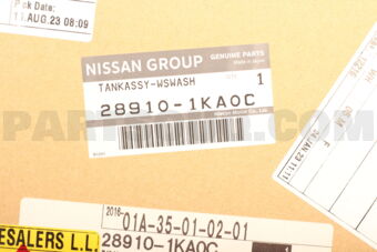 Nissan 289101KA0C TANK ASSY WASH