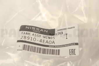 Nissan 289104EA0A TANK ASSY WINDS