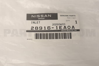 Nissan 289161EA0A INLET-WASHER TANK