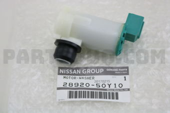 Nissan 2892050Y10 PUMP ASSY-HEAD LAMP CLEANER