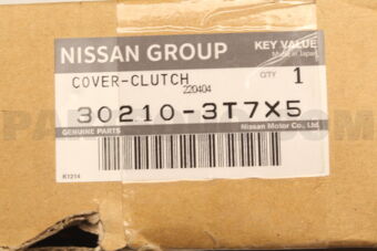 Nissan 302103T7X5 CLUTCH COVER