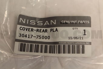 Nissan 304177S000 COVER-REAR PLATE