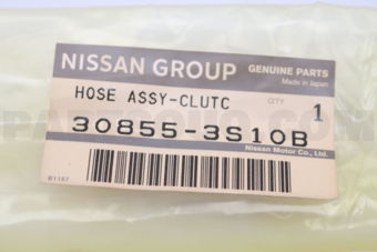 Nissan 308553S10B HOSE ASSY-CLUTCH