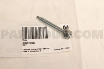 Nissan 313771XD0D BOLT