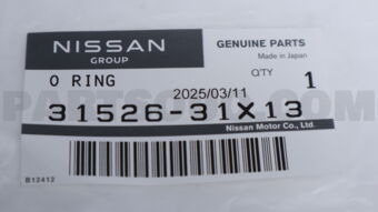 Nissan 3152631X13 SEAL-O RING