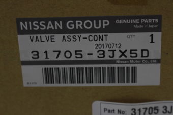 Nissan 317053JX5D VALVE ASSY-CONTROL