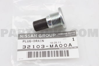 Nissan 32103MA00A PLUG-DRAIN