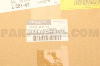 Nissan 32110CD100 COVER ASSY-FRONT
