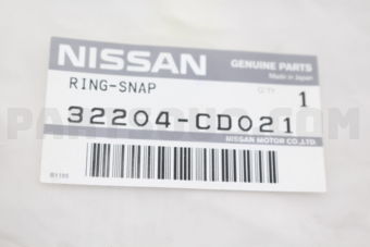 Nissan 32204CD021 RING-SNAP