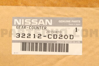 Nissan 32212CD20D GEAR-COUNTER