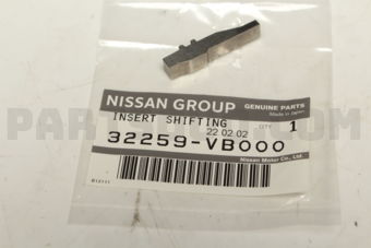 Nissan 32259VB000 INSERT-SHIFTING,OVERDRIVE