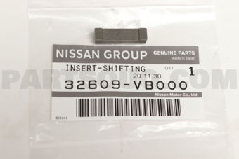 Nissan 32609VB000 INSERT-SHIFTING