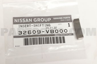 Nissan 32609VB000 INSERT-SHIFTING