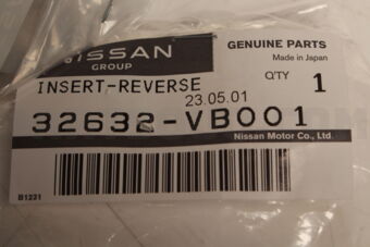 Nissan 32632VB001 INSERT-SHIFTING,REVERSE