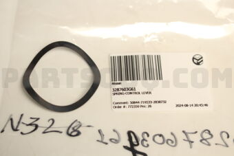 Nissan 3287603G61 SPRING-CONTROL LEVER