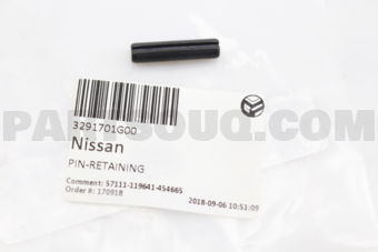 Nissan 3291701G00 PIN-RETAINING