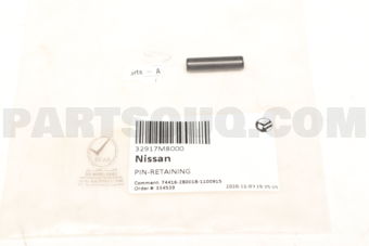 Nissan 32917M8000 PIN-RETAINING