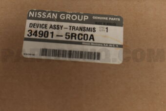 Nissan 349015RC0A DEVICE ASSY TRANSMISSION CONTROL