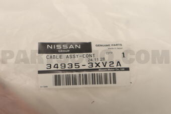 Nissan 349353XV2A CABLE ASSY-CONT