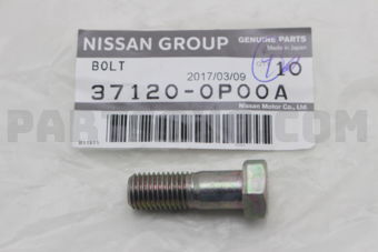 Nissan 371200P00A BOLT-FIX PROPELLER SHAFT