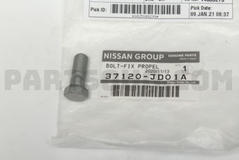 Nissan 37120JD01A BOLT-FIX PROPELLER SHAFT