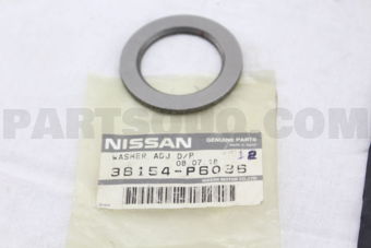 Nissan 38154P6036 WASHER-ADJUST,DRIVE PINION