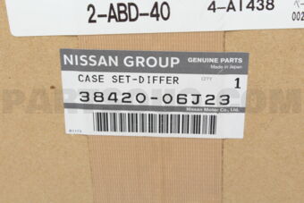 Nissan 3842006J23 CASE SET-DIFFERENTIAL