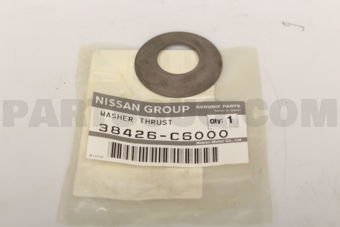 Nissan 38426C6000 WASHER-THRUST,PINION MATE